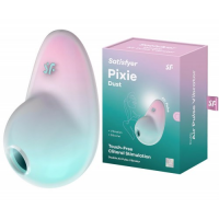 Вакуумно-волновой стимулятор с вибрацией Satisfyer Pixie Dust мятно-розовый