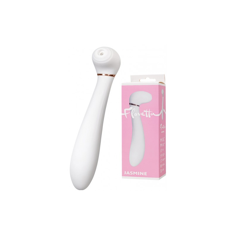 Вибратор с вакуумной стимуляцией Flovetta Jasmine