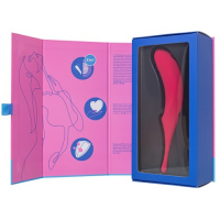 Вакуумный стимулятор с вибростимулирующим отростком Satisfyer Twirling Pro красный