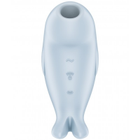 Вакуумно-волновой стимулятор клитора с вибрацией Satisfyer Seal You Soon голубой