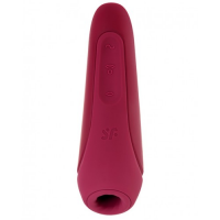 DEMO Вакуумный смарт-стимулятор клитора с вибрацией Satisfyer Curvy 1+ Rose Red