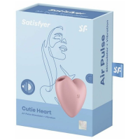 Вакуумно-волновой стимулятор с вибрацией Satisfyer Cutie Heart ДЕФОРМИРОВАННАЯ УПАКОВКА