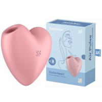 Вакуумно-волновой стимулятор с вибрацией Satisfyer Cutie Heart ДЕФОРМИРОВАННАЯ УПАКОВКА