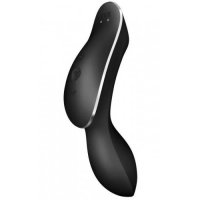 DEMO Вакуумный вибростимулятор для клитора и точки G Satisfyer Curvy Trinity 2 черный