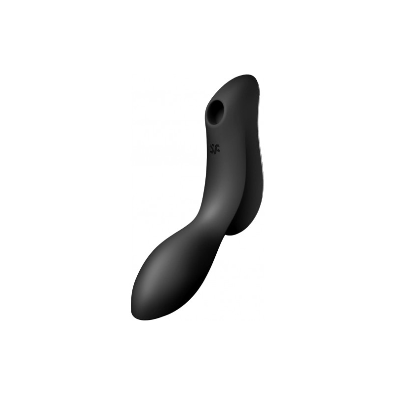 DEMO Вакуумный вибростимулятор для клитора и точки G Satisfyer Curvy Trinity 2 черный