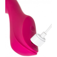 DEMO Вакуумный вибростимулятор для клитора и точки G Satisfyer Curvy Trinity 3 красный