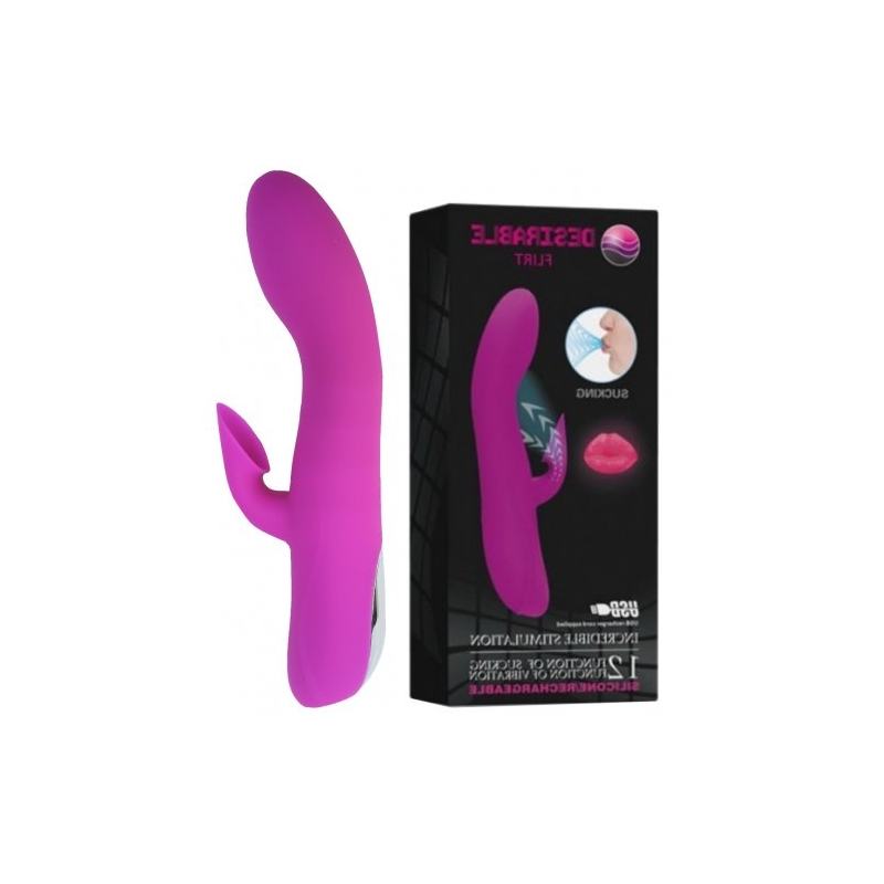 Стимулятор с посасывающим эффектом Desirable Flirt