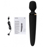 Вибромассажер перезаряжаемый Satisfyer Wand-er Women черный ДЕФОРМИРОВАННАЯ УПАКОВКА