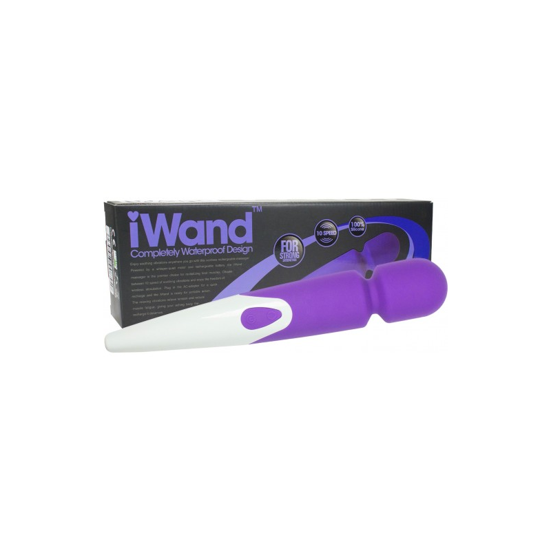 Перезаряжаемый вибромассажер iWand Purple