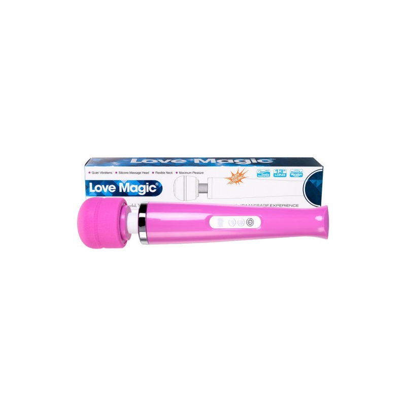 Мощный вибромассажер Love Magic Pink
