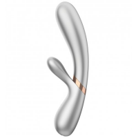Смарт-вибратор с функцией нагрева Satisfyer Hot Lover серебристый