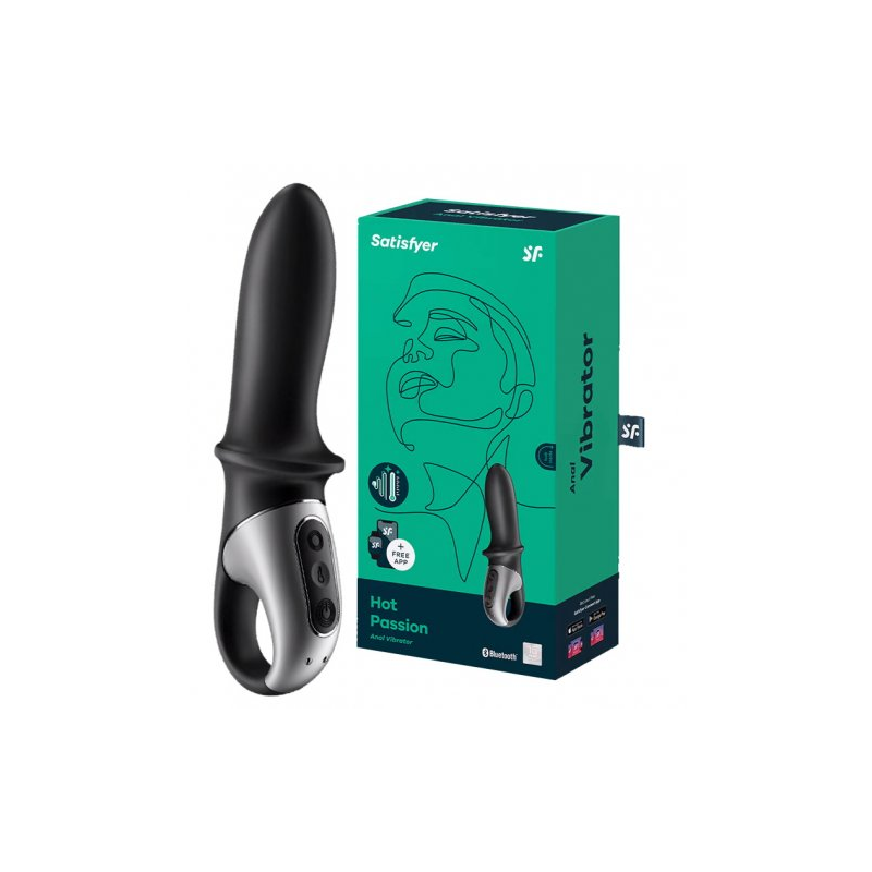 Анальный смарт-вибратор с функцией нагрева Hot Passion