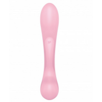 Двусторонний вибратор с клиторальным стимулятором Satisfyer Triple Oh Pink ДЕФОРМИРОВАННАЯ УПАКОВКА
