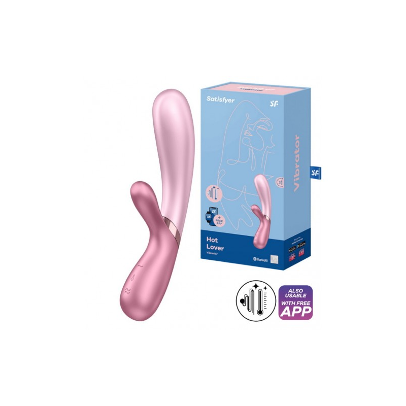 Смарт-вибратор с функцией нагрева Satisfyer Hot Lover розовый ДЕФОРМИРОВАННАЯ УПАКОВКА
