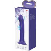 Универсальный фиолетовый вибратор с мощной присоской и пульсацией Murray Youth 19 см