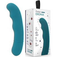 Перезаряжаемый вибратор для точки G Diona цвета морской волны