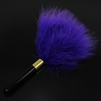 Фиолетовый перьевой тиклер 18 см