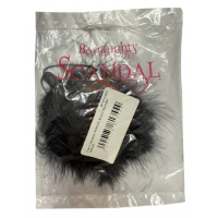 Перьевой тиклер Scandal Black Feather черный 18 см