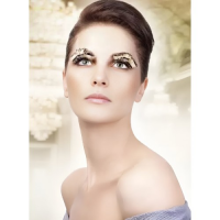 Накладные ресницы в полоску с перьями Baci