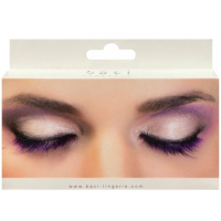 Накладные ресницы с фиолетовыми перьями Baci