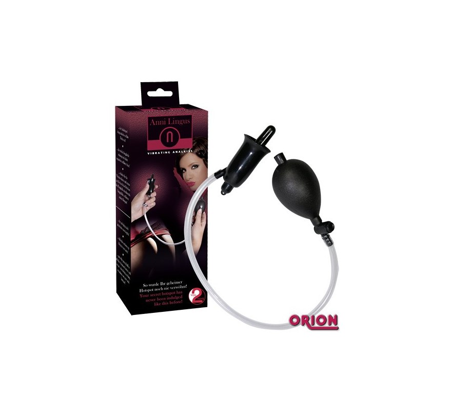 Вибростимулятор анальный с грушей Анальный поцелуйчик