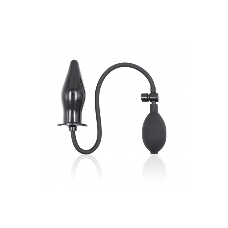 Черная расширяющаяся анальная пробкас грушей