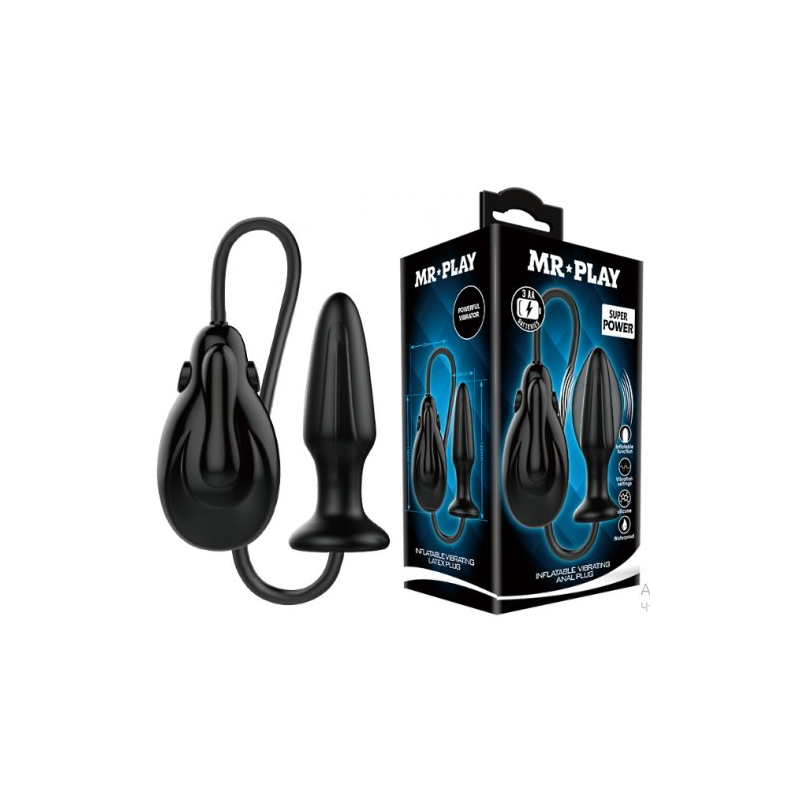 Анальная пробка Mr.Play расширяющаяся с автоматической накачкой