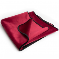 Влагоотталкивающее одеяло из микро-вельвета Liberator Fascinator Throw Travel Size бордовое