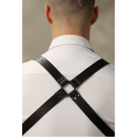 Двусторонняя БДСМ сбруя с заклепками для мужчин