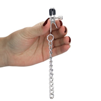 Зажимы для сосков и клитора с красными кисточками Nipple Clit Tassel Clamp With Chain
