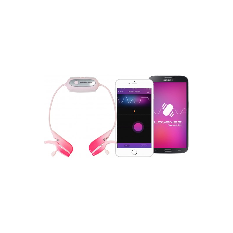 Смарт-вибромассажер для сосков Lovense Gemini