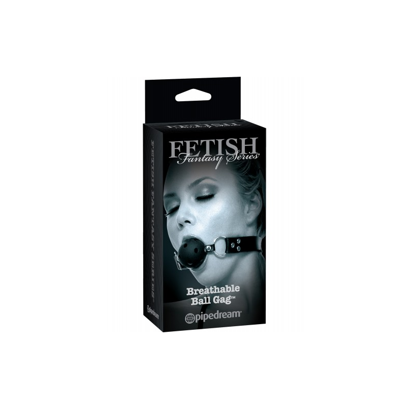 Дышащий кляп FF Series Limited Edition Breathable Ball Gag Black