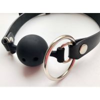 Кляп со съёмным кольцом и шариком