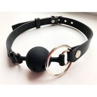 Кляп со съёмным кольцом и шариком