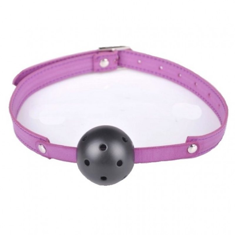 Пурпурный мяч-кляп