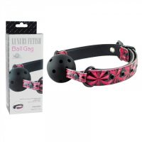 Дизайнерский дышащий красный кляп Luxury Fetish Ballgag