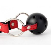 Кляп-шар красный