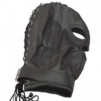 Бондажный шлем с кольцами