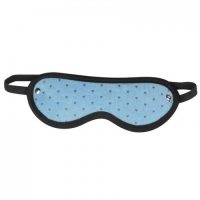 Голубая маска с сердечками