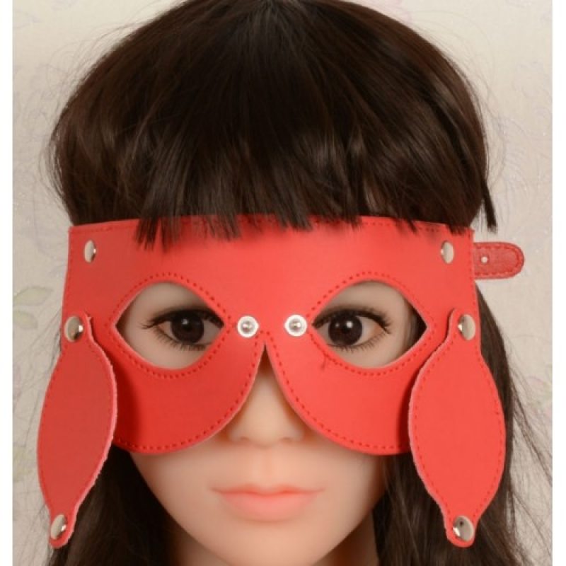 Маска на глаза красная БДСМ