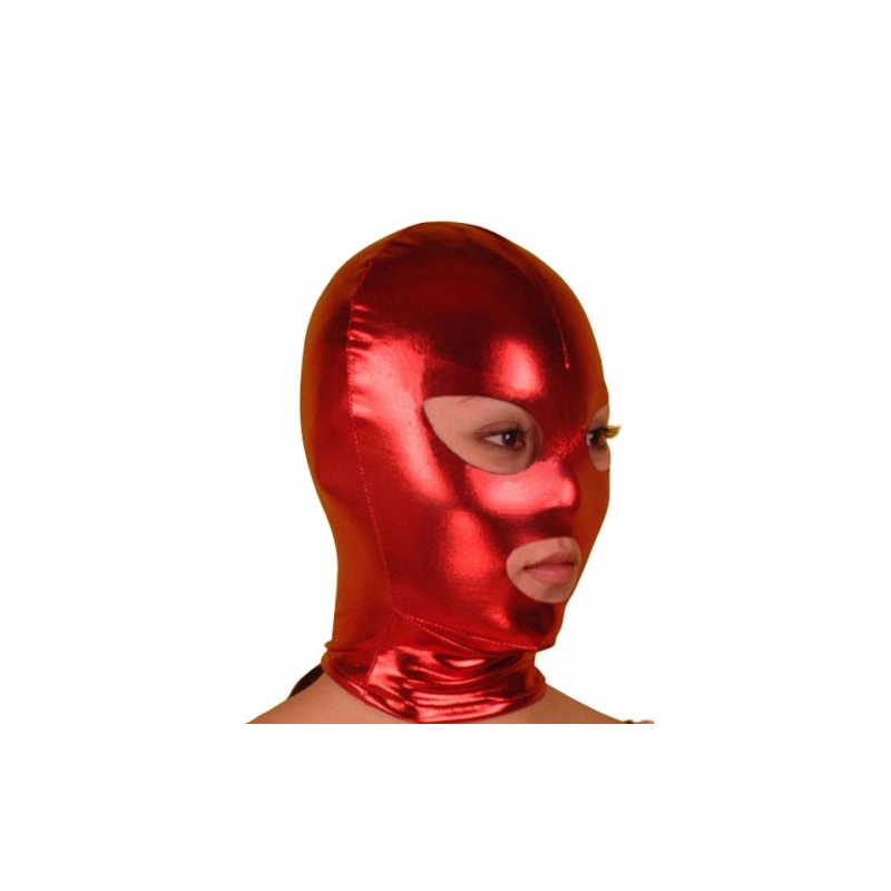 Красная блестящая маска