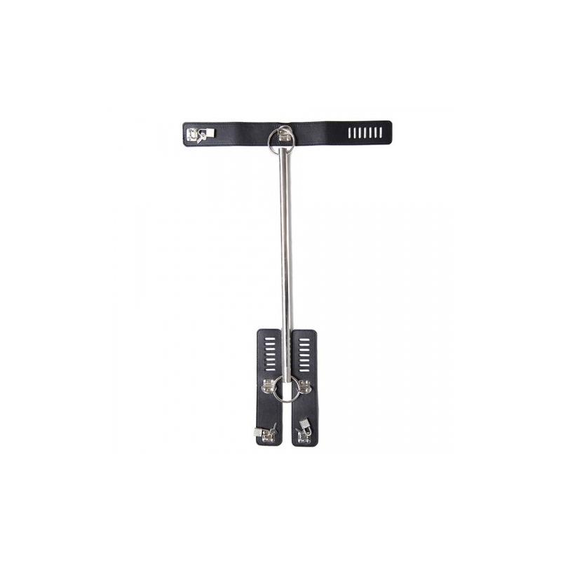 Бондажная распорка с ошейником