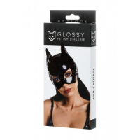 Глянцевая маска женщины-кошки Glossy Ann из материала Wetlook