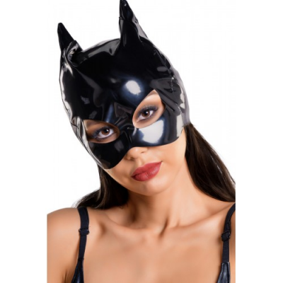 Глянцевая маска женщины-кошки Glossy Ann из материала Wetlook