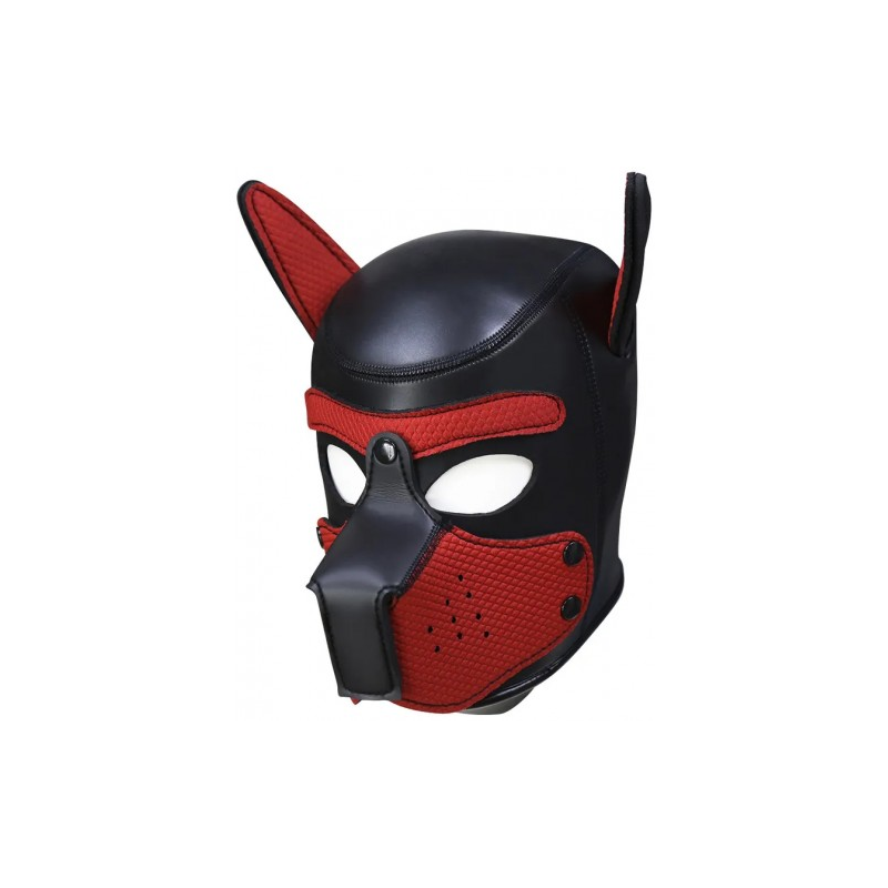 Фетиш-маска собаки Angry Dog L черно-красная