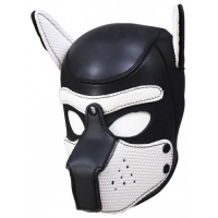 Фетиш-маска собаки Angry Dog M черно-белая