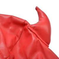 Полушлем-маска Дьявол красная