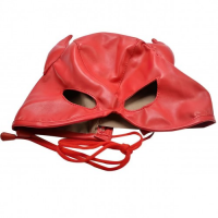 Полушлем-маска Дьявол красная