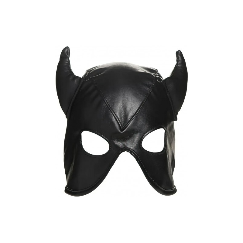 Полушлем-маска Дьявол черная