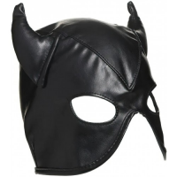 Полушлем-маска Дьявол черная